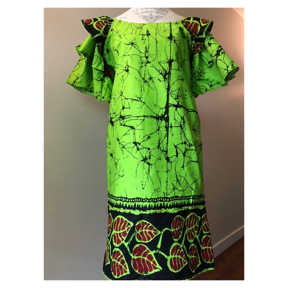 African print dress - Picture 1 of 3